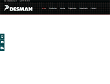 Tablet Screenshot of desman.nl